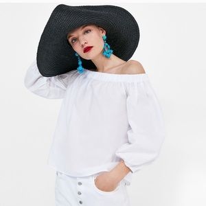 Zara Puffy Sleeve Blouse